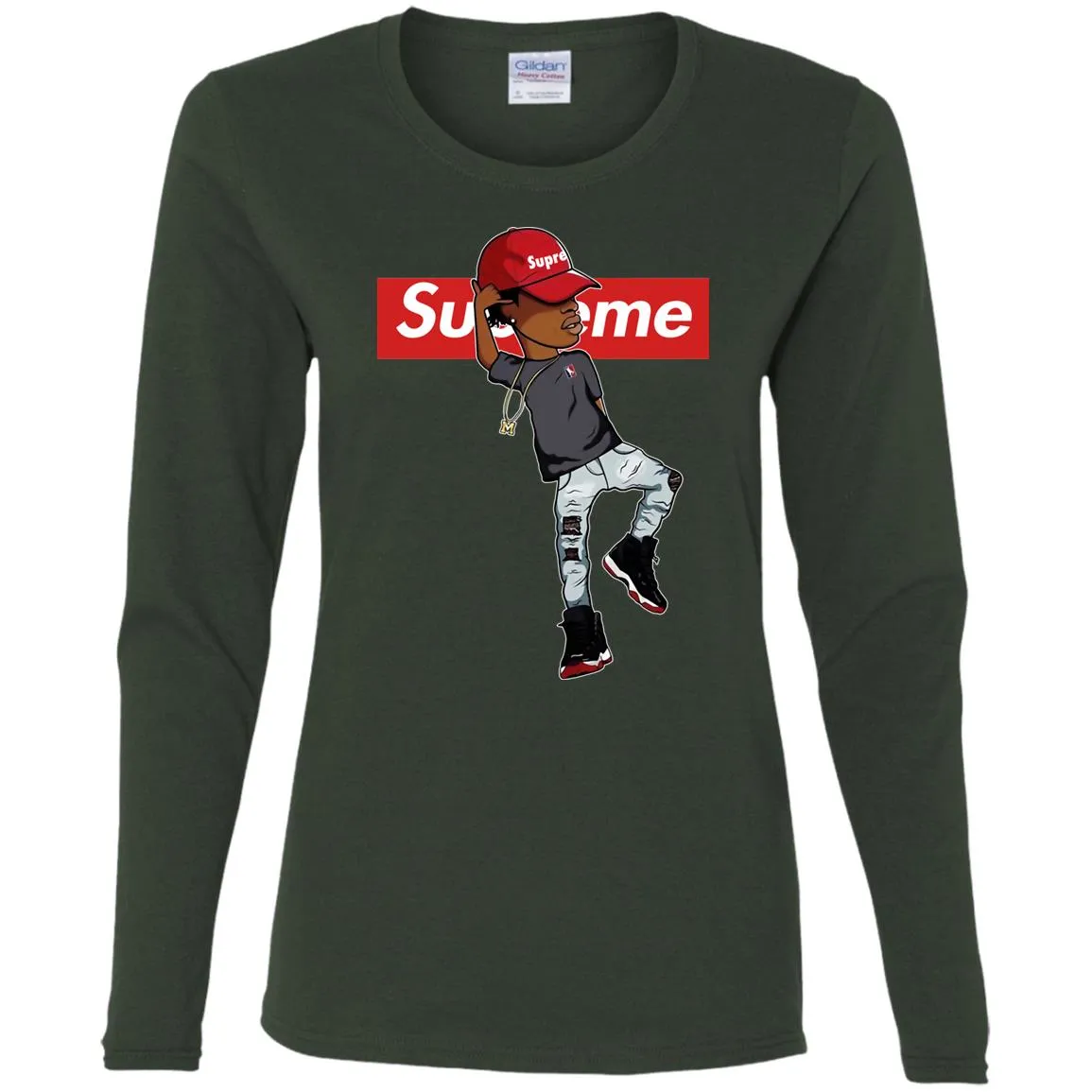 Supreme Marquese Scott T-shirt Women Long Sleeve Shirt