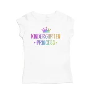 Sweet Wink Girls White KINDERGARTEN PRINCESS Short Sleeve Shirt