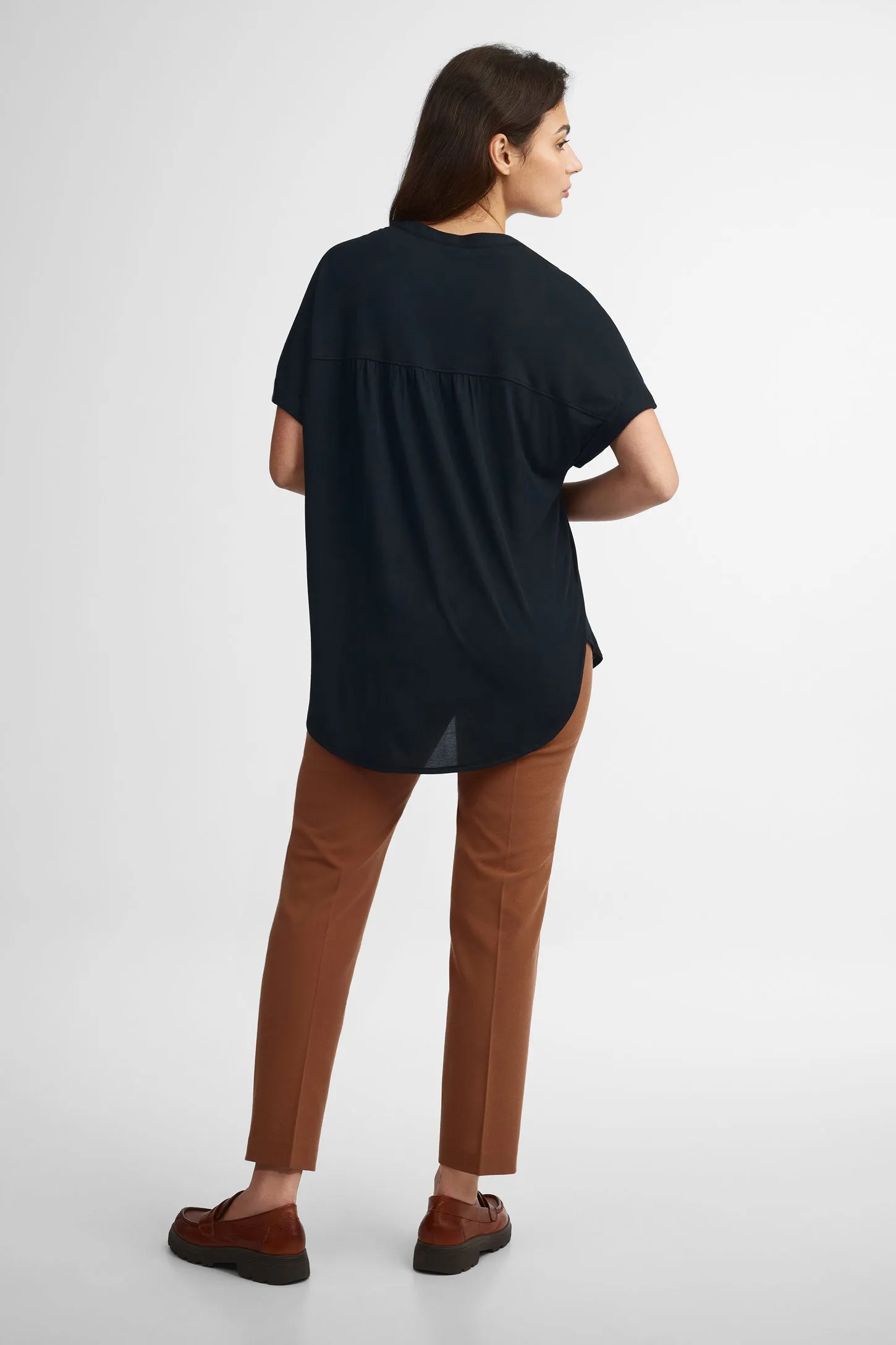 T-shirt henley modal - Femme