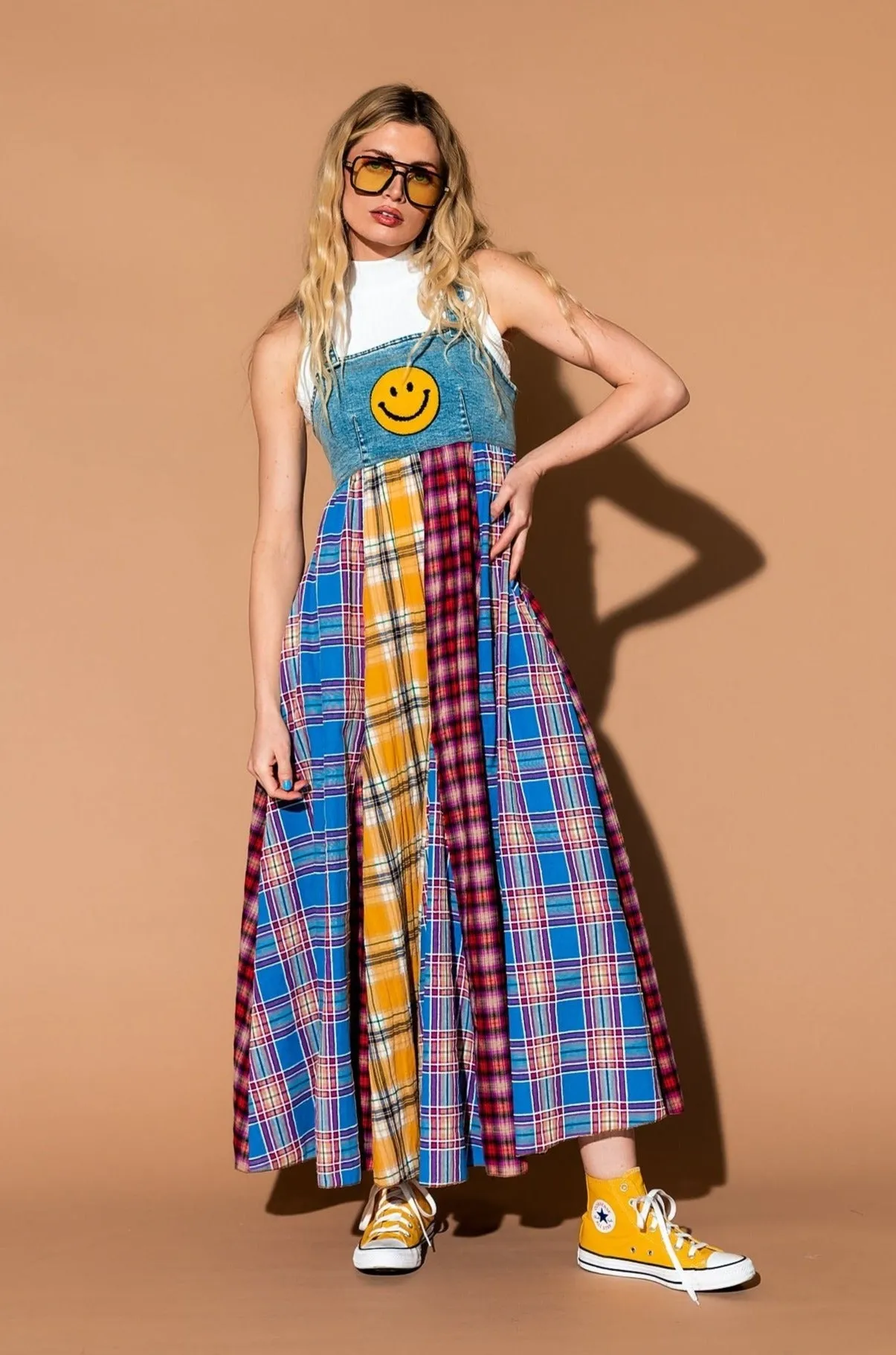 Walking On Sunshine Overall Dress