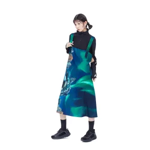 Women Surreal Collection: Overall Print Dress - Pattern